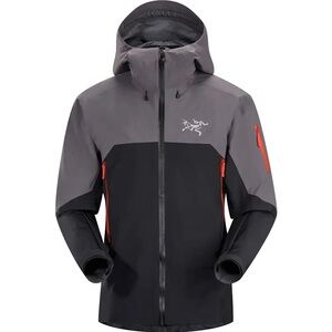 Arcteryx Rush Jacket Mens Black Storm Red Gore-Tex Waterproof M